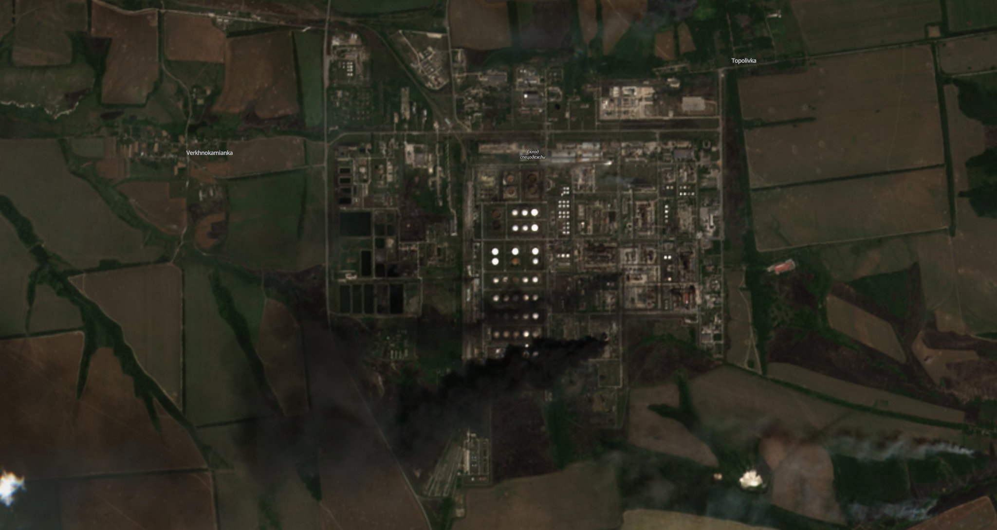 Erik Zimerman on Twitter "Satellite imagery recent as June 27 shows us