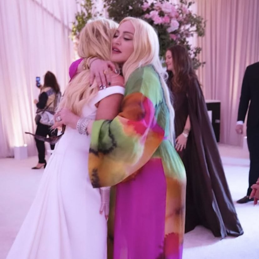 Pop Base on Twitter: "New photo of Britney Spears with Madonna at her
