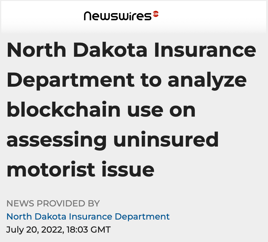 Hyperledger Foundation on Twitter "RT openIDL Read North Dakota