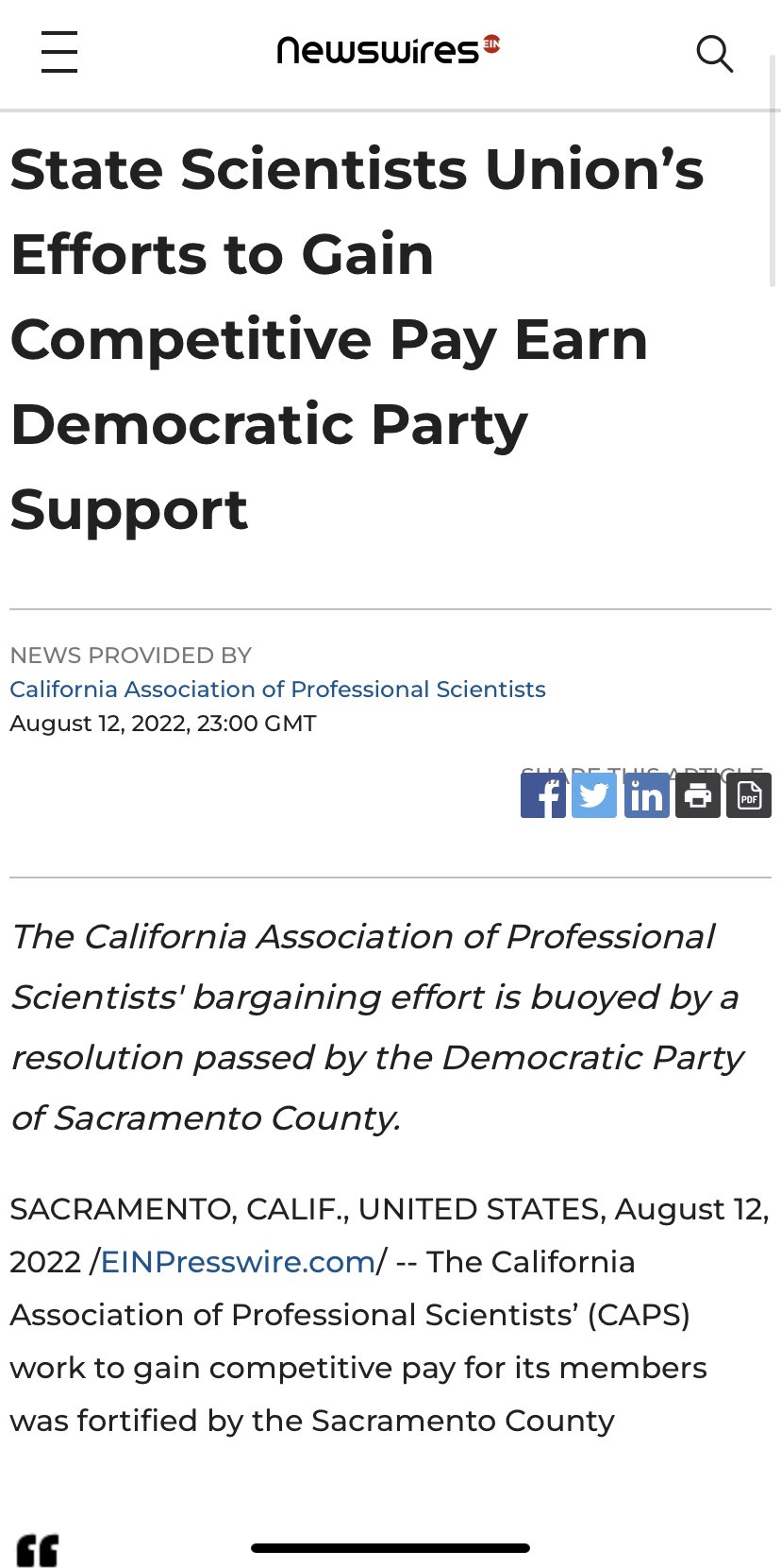 capsscientists on Twitter "“CAPS’ Bargaining Team has been at the