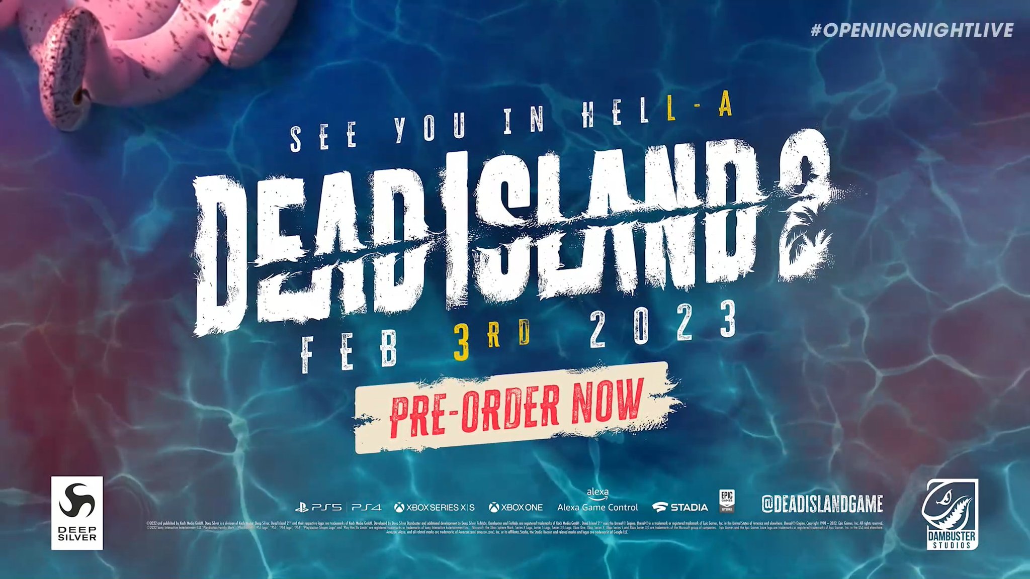 Xbox News On Twitter: "Dead Island 2 Finally Has A Release Date. February 3, 2023! Coming To Xbox Series X | S And Xbox One. Https://T.co/Efxfktlfjq" / Twitter