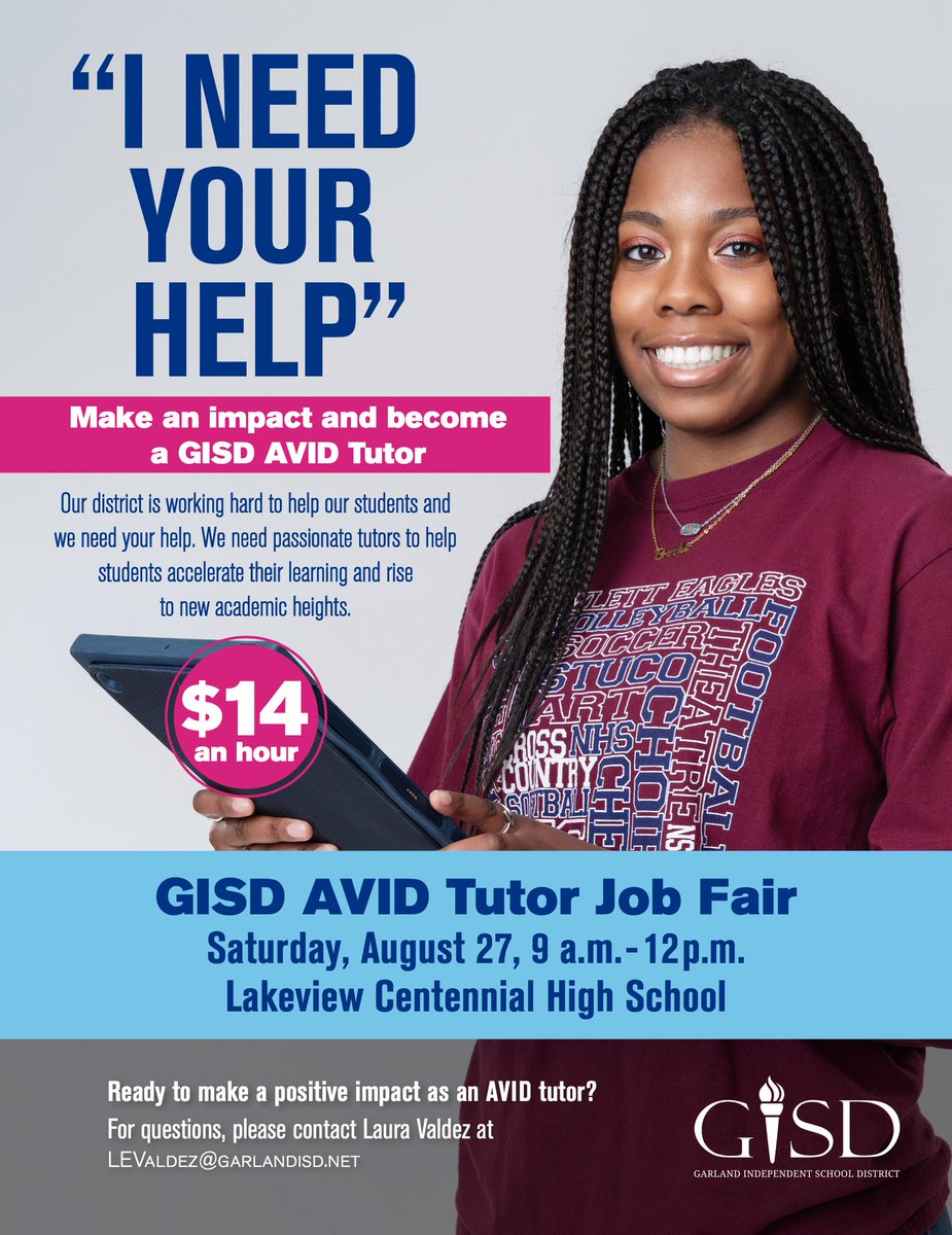 Garland ISD on Twitter "2 is better than 1! Join us this Saturday