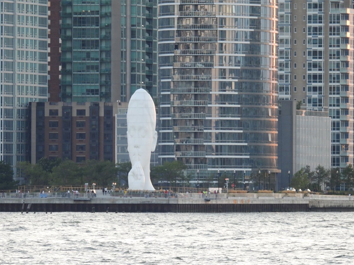 Sam E. Antar on Twitter "Water’s Soul sculpture in Jersey City"
