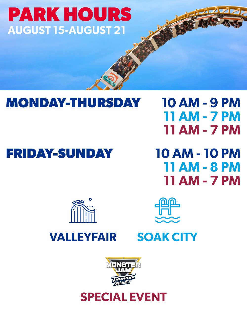 Valleyfair on Twitter "Monster Jam Thunder Alley™ has successfully