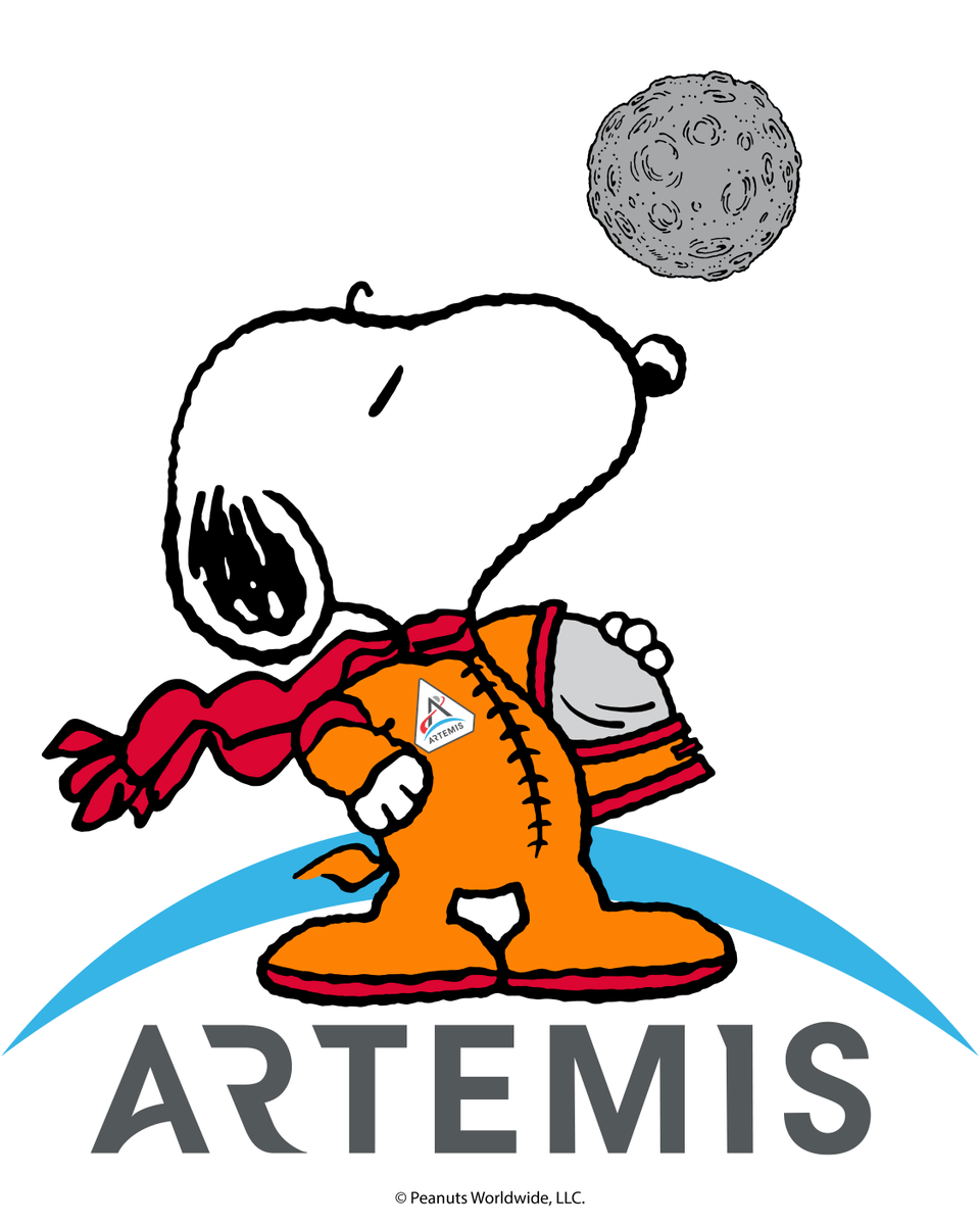 NASA Artemis on Twitter ".Snoopy is helping us out in more than one