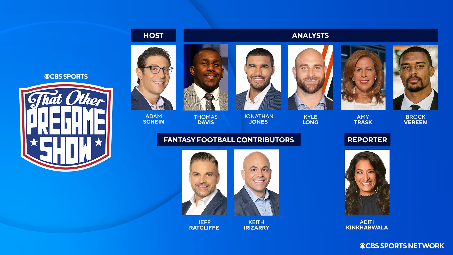 CBS Sports PR on Twitter "CBS Sports Network's THAT OTHER PREGAME SHOW Kicks Off its 10th Year