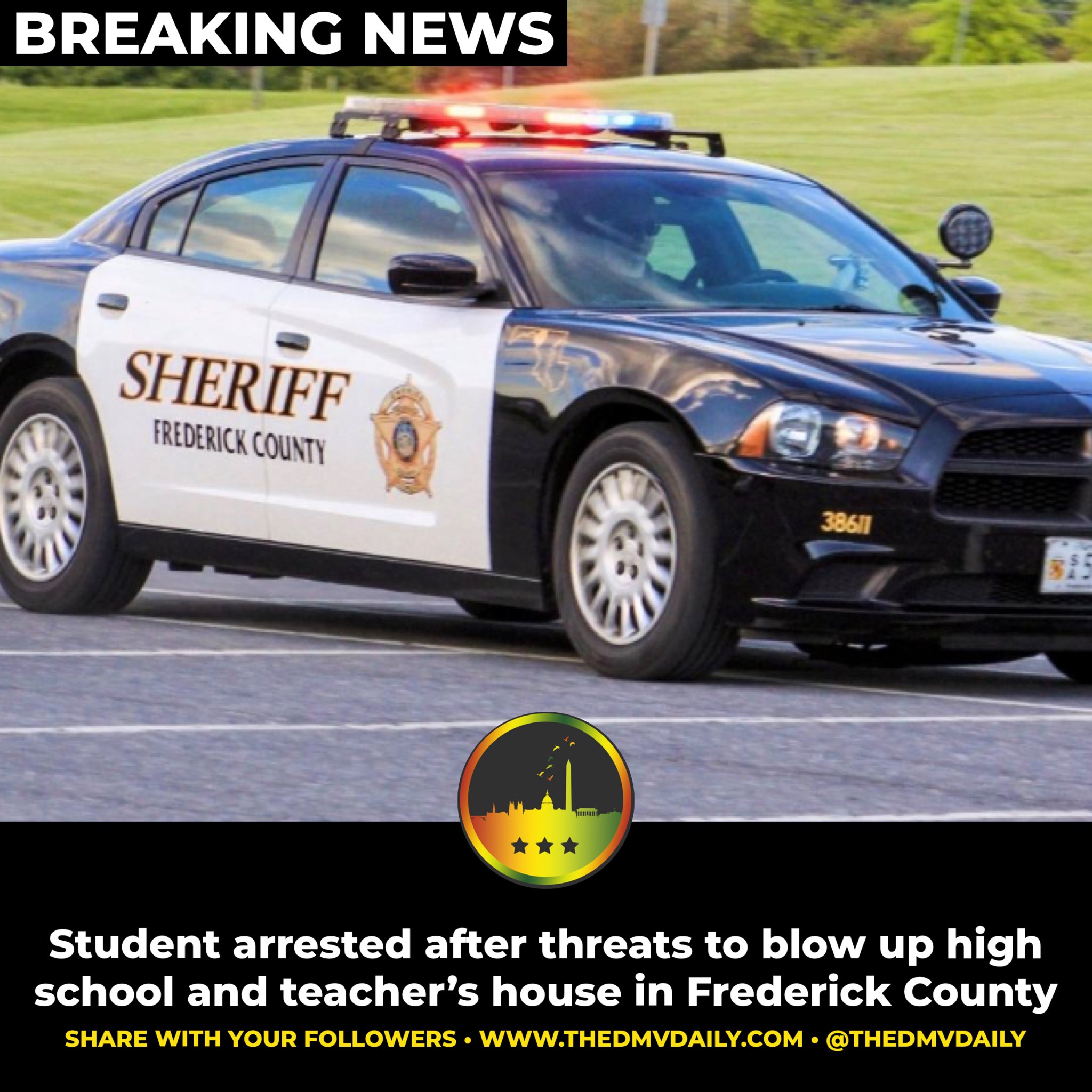 Everything DC MD VA on Twitter "Authorities in Frederick County arrested a juvenile for making