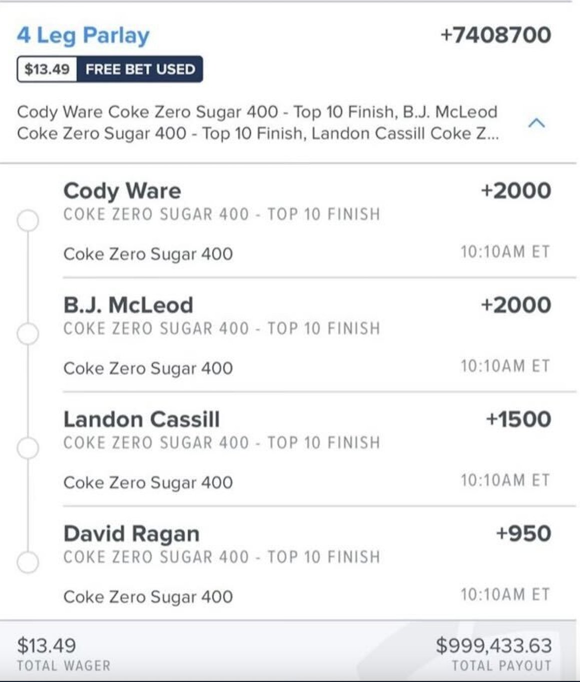FanDuel Sportsbook on Twitter "𝐓𝐇𝐄𝐘 𝐖𝐎𝐍 𝐍𝐄𝐀𝐑𝐋𝐘 𝟏 𝐌𝐈𝐋𝐋𝐈𝐎𝐍 🤯🤯🤯 This