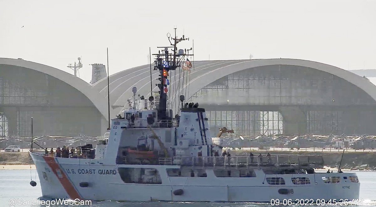 WarshipCam on Twitter "USCGC Active (WMEC 618) Relianceclass medium