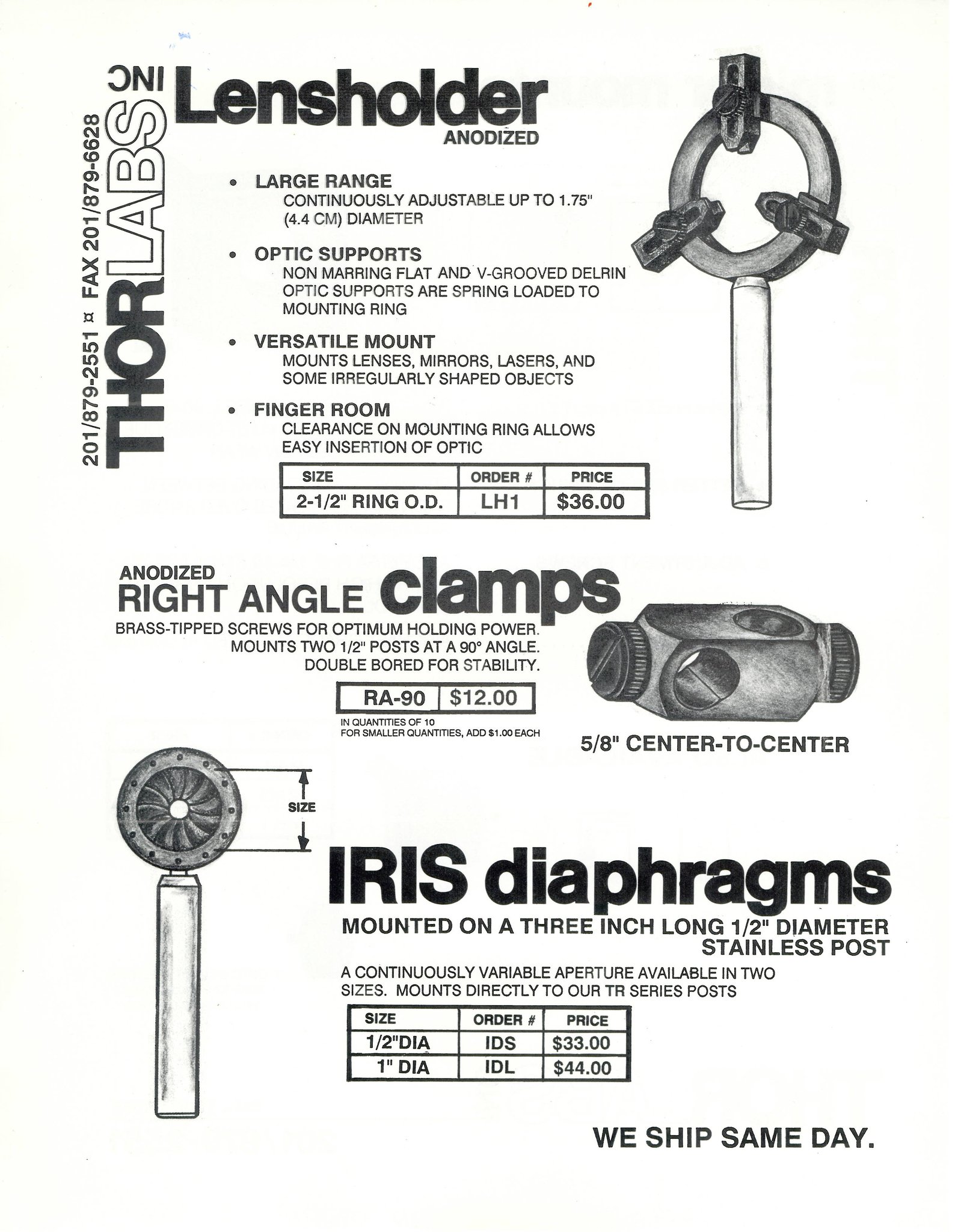 Thorlabs on Twitter: "The first Thorlabs catalog was published in 1989