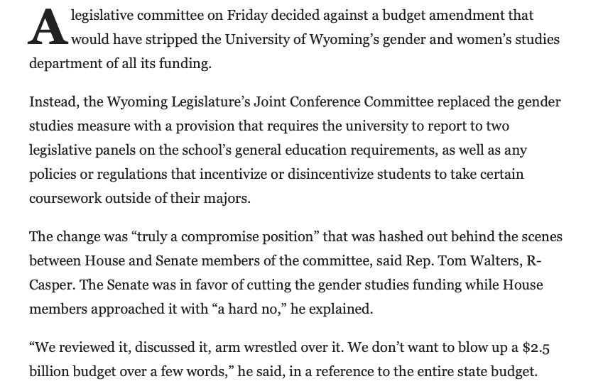 Richard Hanania on Twitter "Wyoming almost cut funding for women's