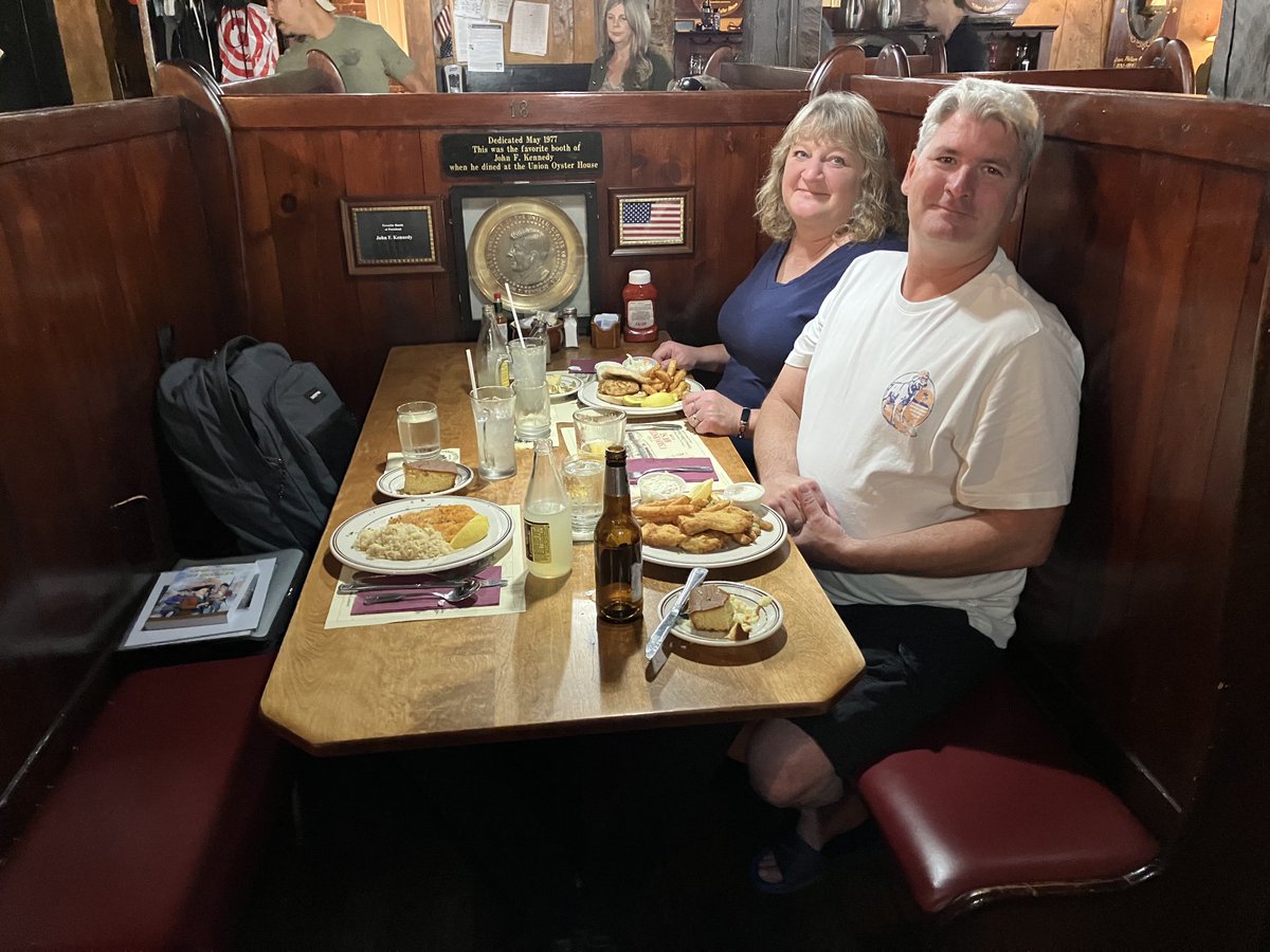 Ben Edwards on Twitter "Today’s lunch break at Union Oyster House America’s oldest