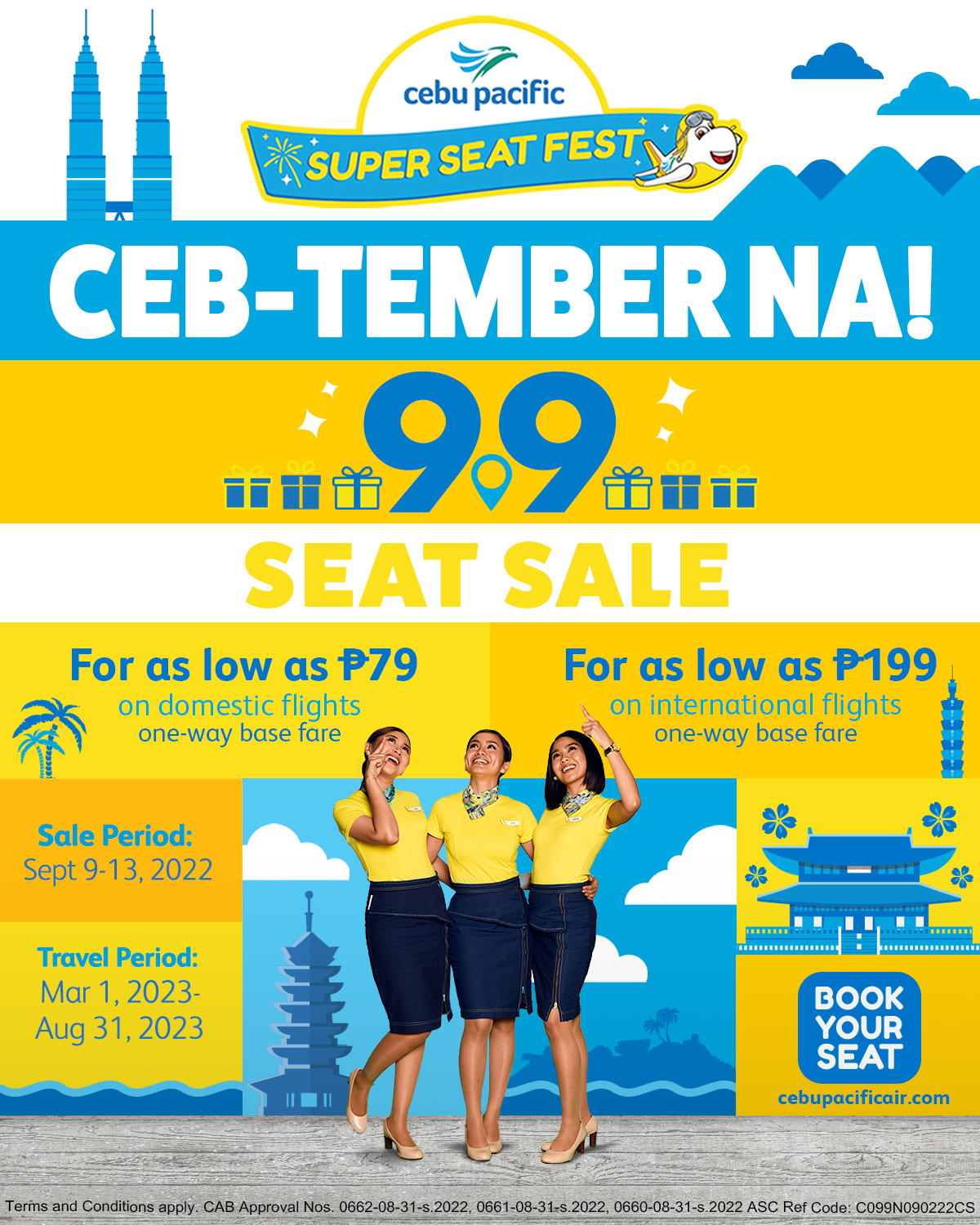 Cebu Pacific Air on Twitter "CEBtember na! Sa 9.9 CEBSuperSeatFest