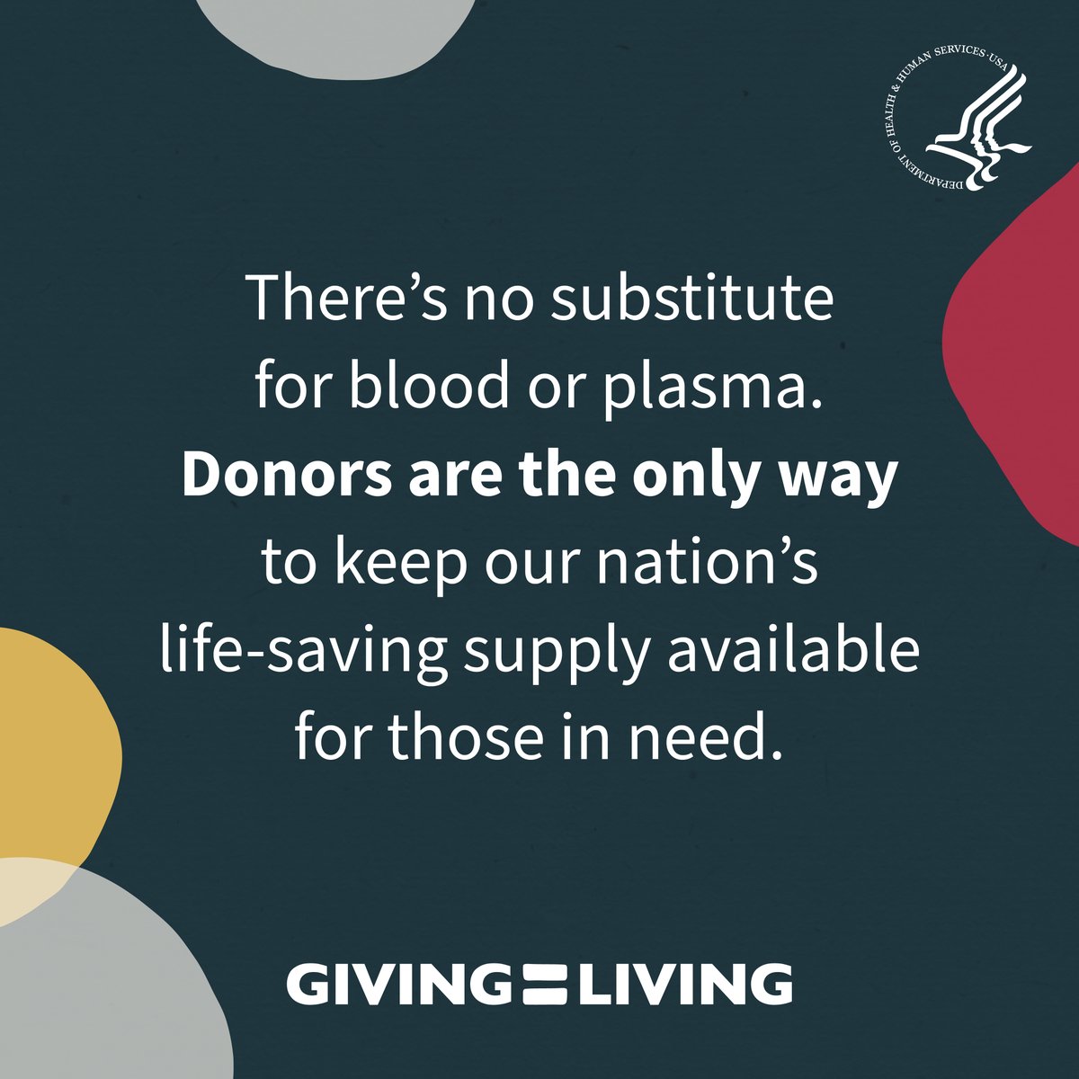 We recently launched Giving = Living, a new campaign to encourage blood