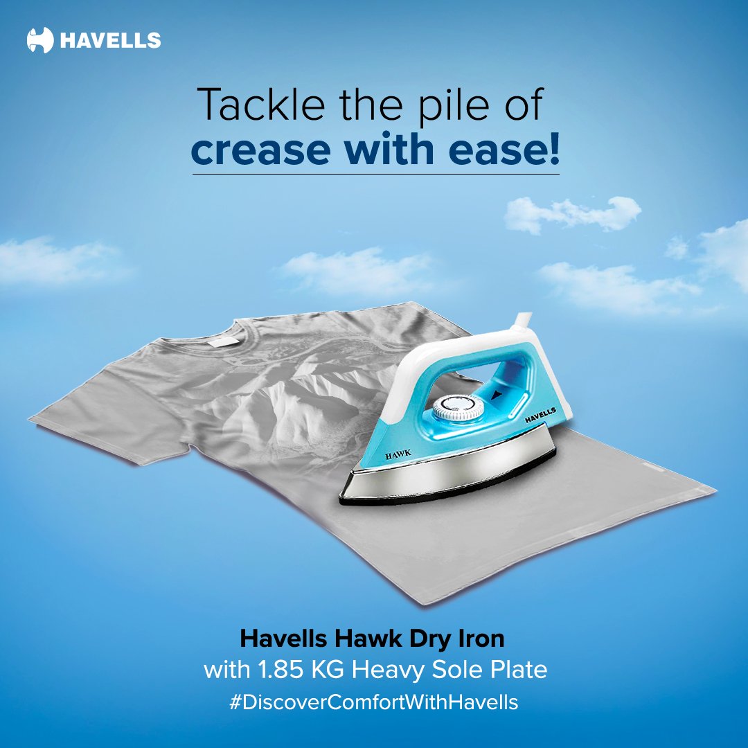 Havells on Twitter "The best in class! Hawk Dry Iron helps you get rid