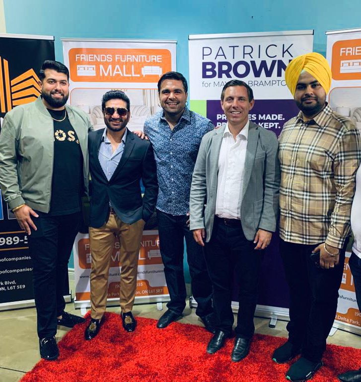 Patrick Brown on Twitter "Thank you Friends Furniture in Brampton for