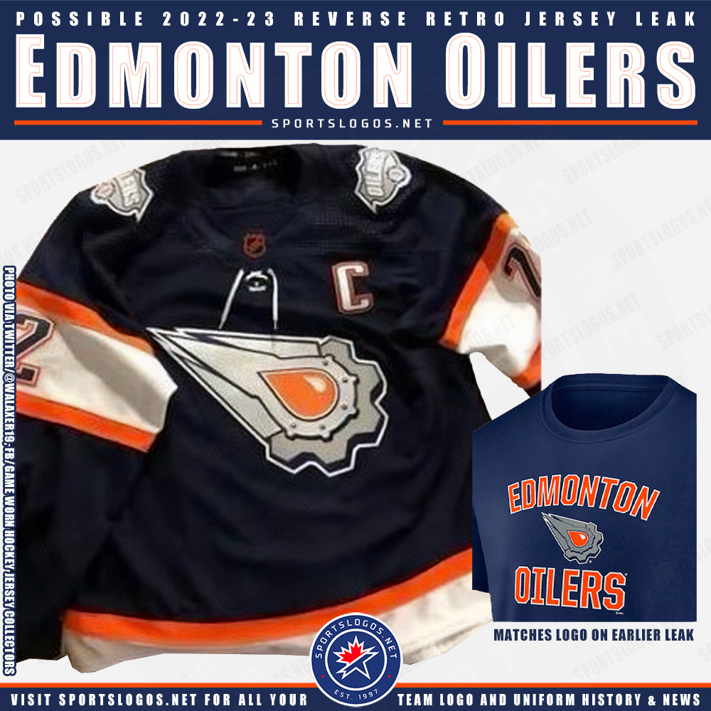 Chris Creamer on Twitter "Edmonton Oilers New 202223 Reverse Retro