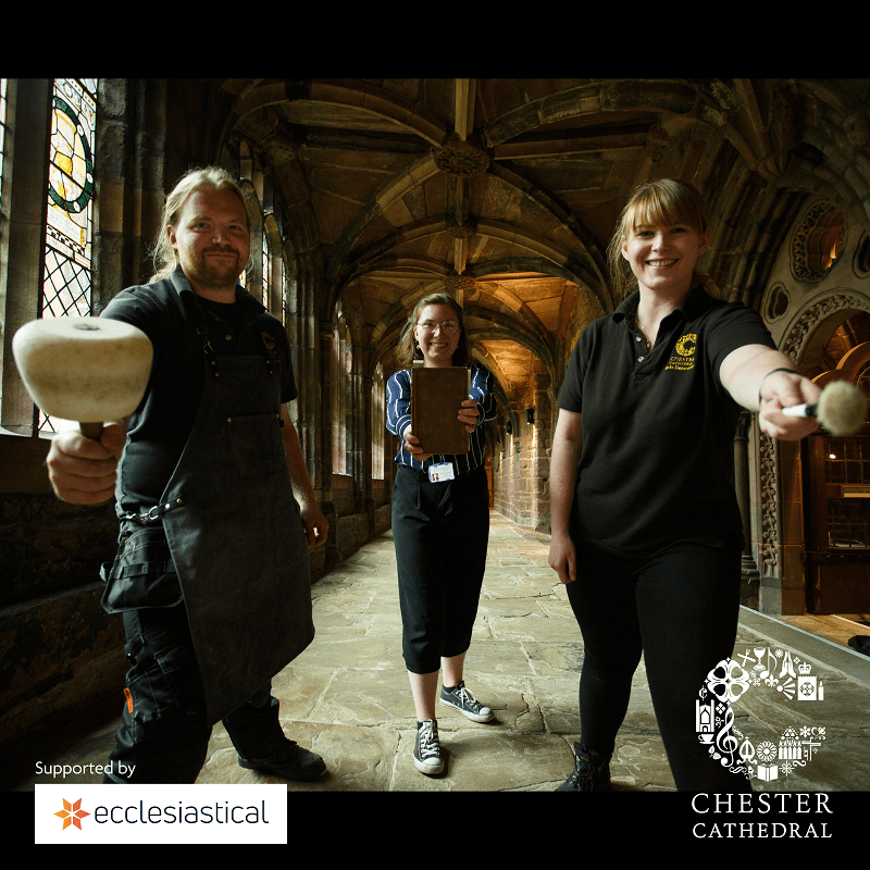 Chester Heritage Festival on Twitter ".ChesterCath is getting ready
