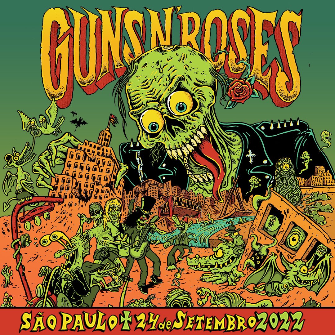 Guns N' Roses on Twitter "São Paulo, let’s F’N’ go!"
