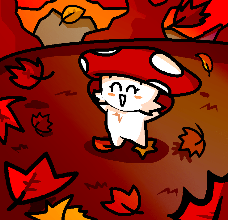 flatsart on Twitter "Happy Autumn from Mary! 🍂 originalcharacter 