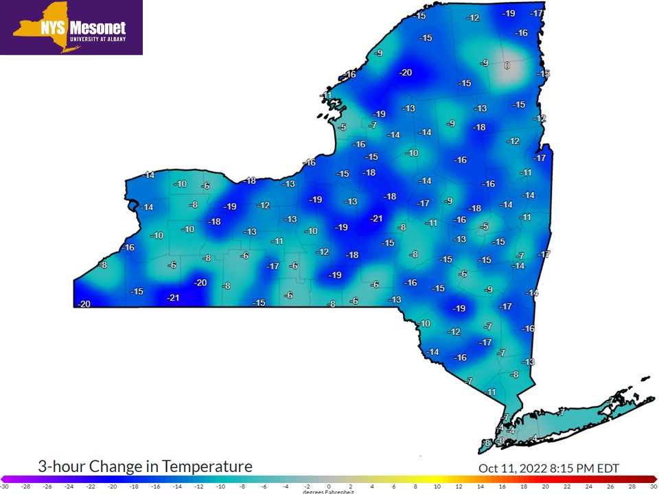 NWS Binghamton on Twitter "It went from pleasant to chilly quite