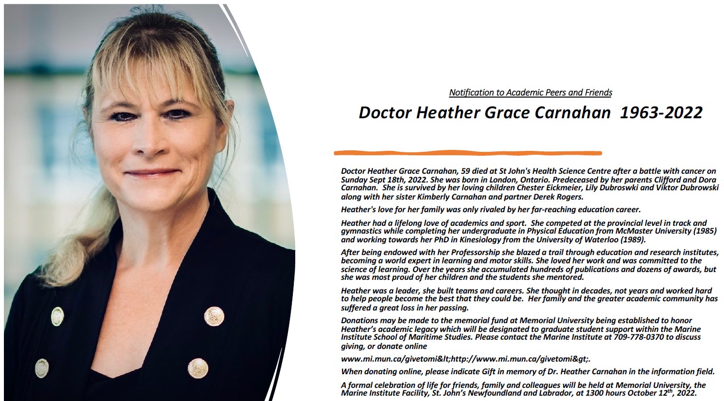 SCAPPS on Twitter "We are saddened by the news that Dr. Heather