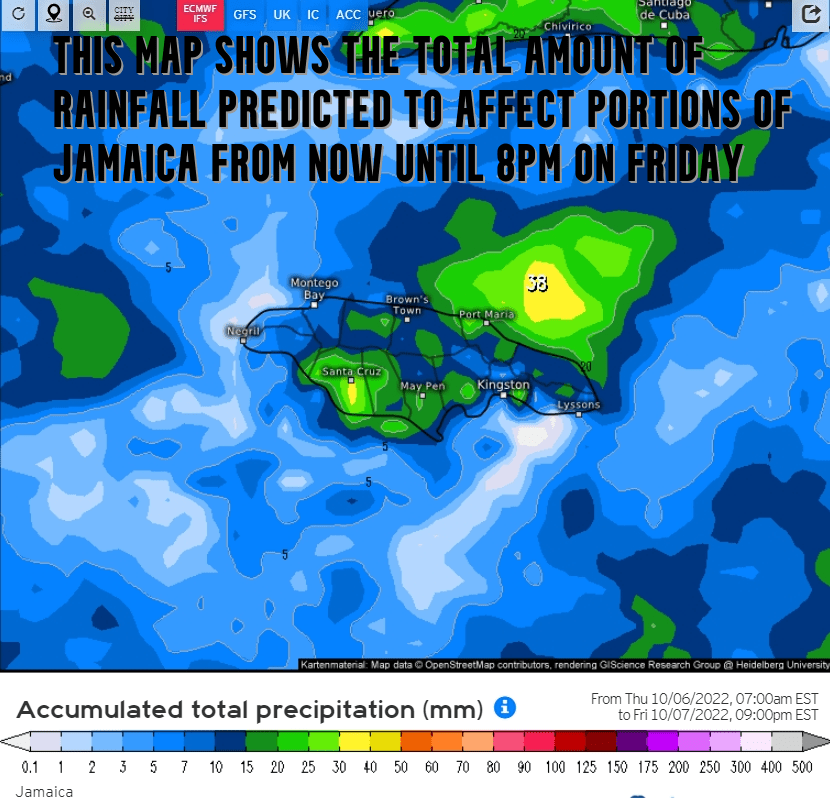 Weather Jamaica on Twitter "The ECMWF and GFS models are