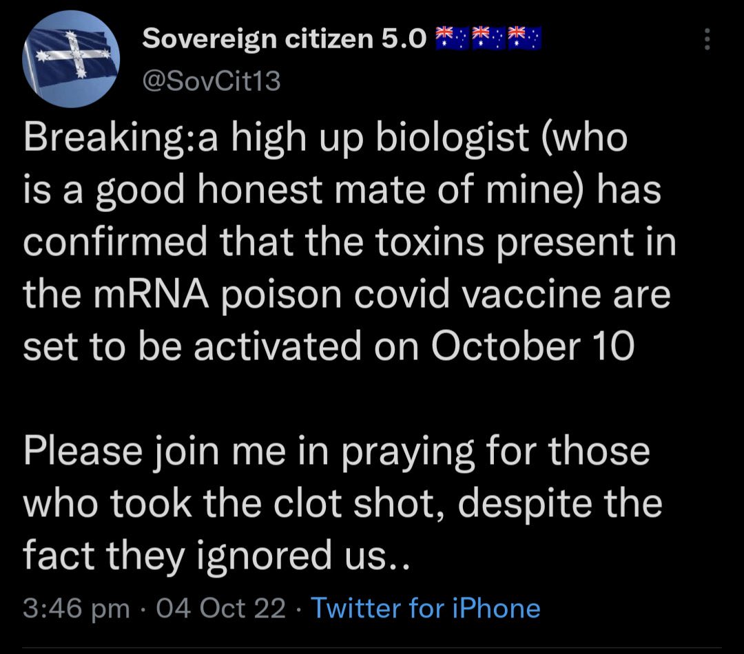 AskAubry 🦝 on Twitter "So it's October 10. Can SovCit13 let me know