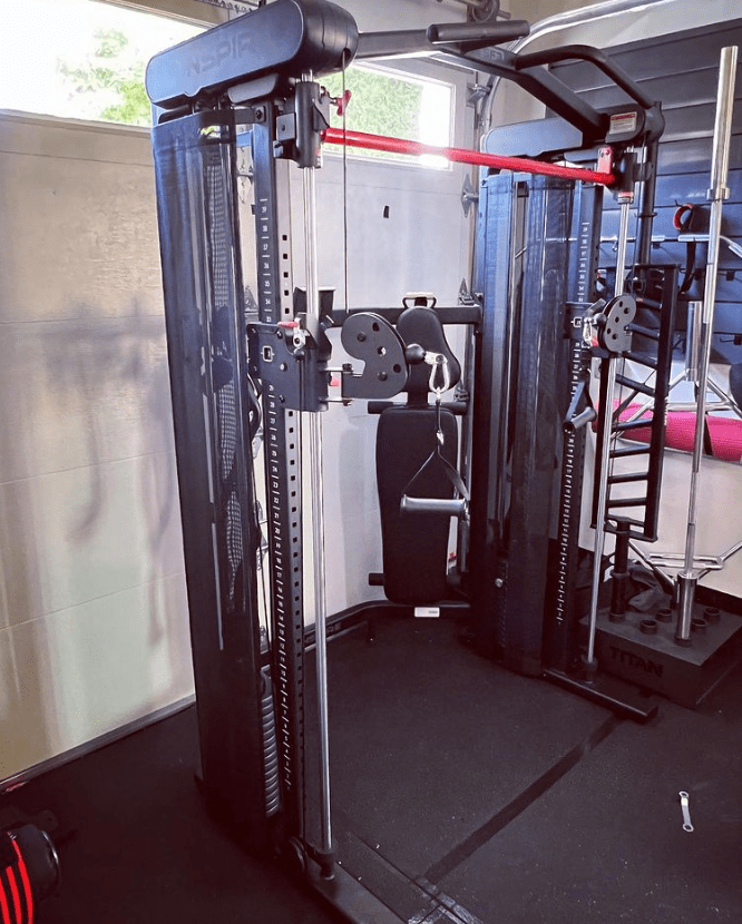 Inspire Fitness SF3 Smith Functional Trainer With Folding Bench And