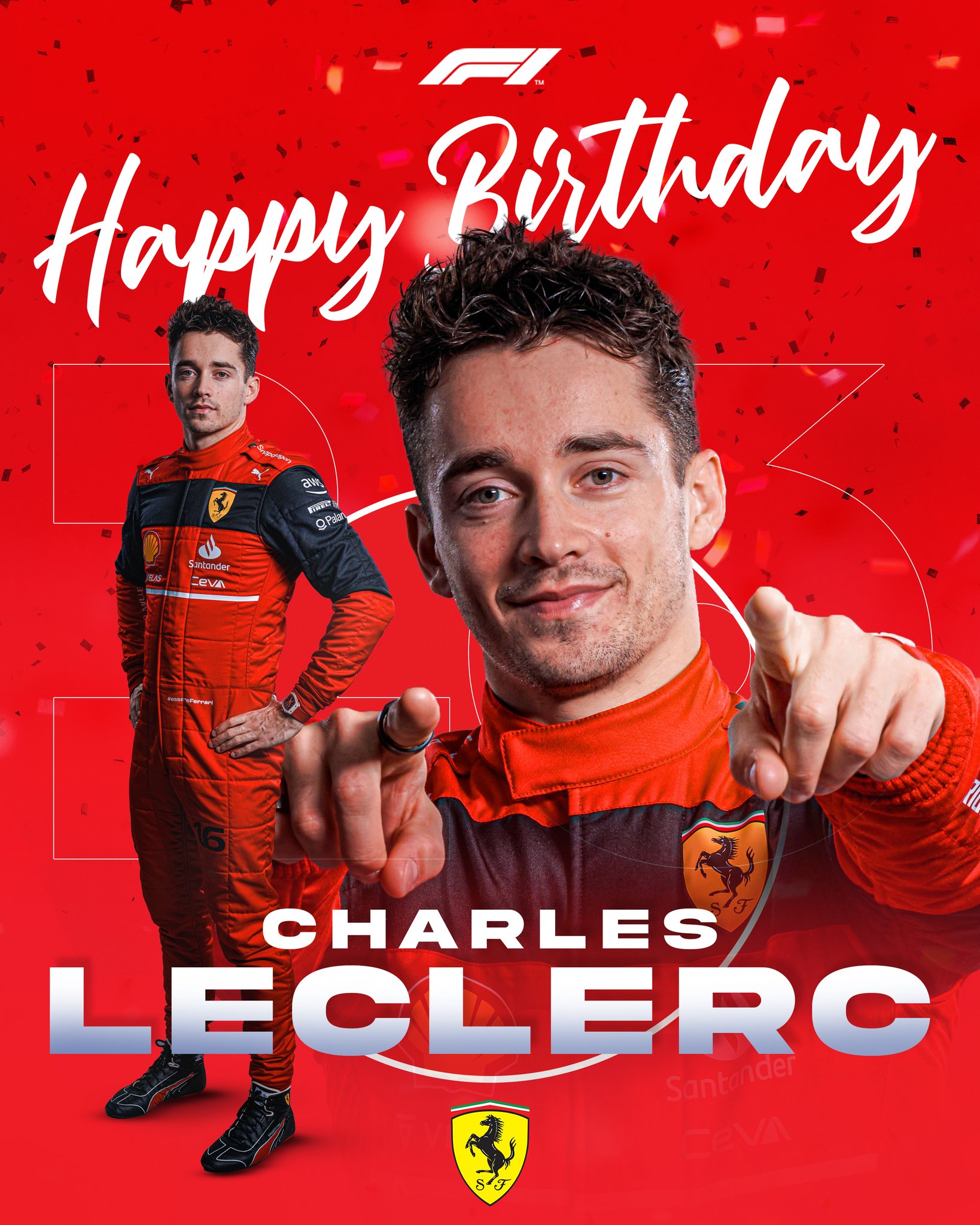 Formula 1 on Twitter "Happy Birthday to Charles_Leclerc!!   F1