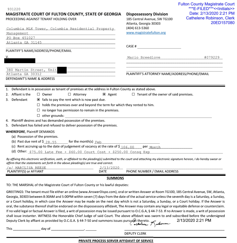 Andrew Kerr on Twitter "And here are the dispossessory notices linked