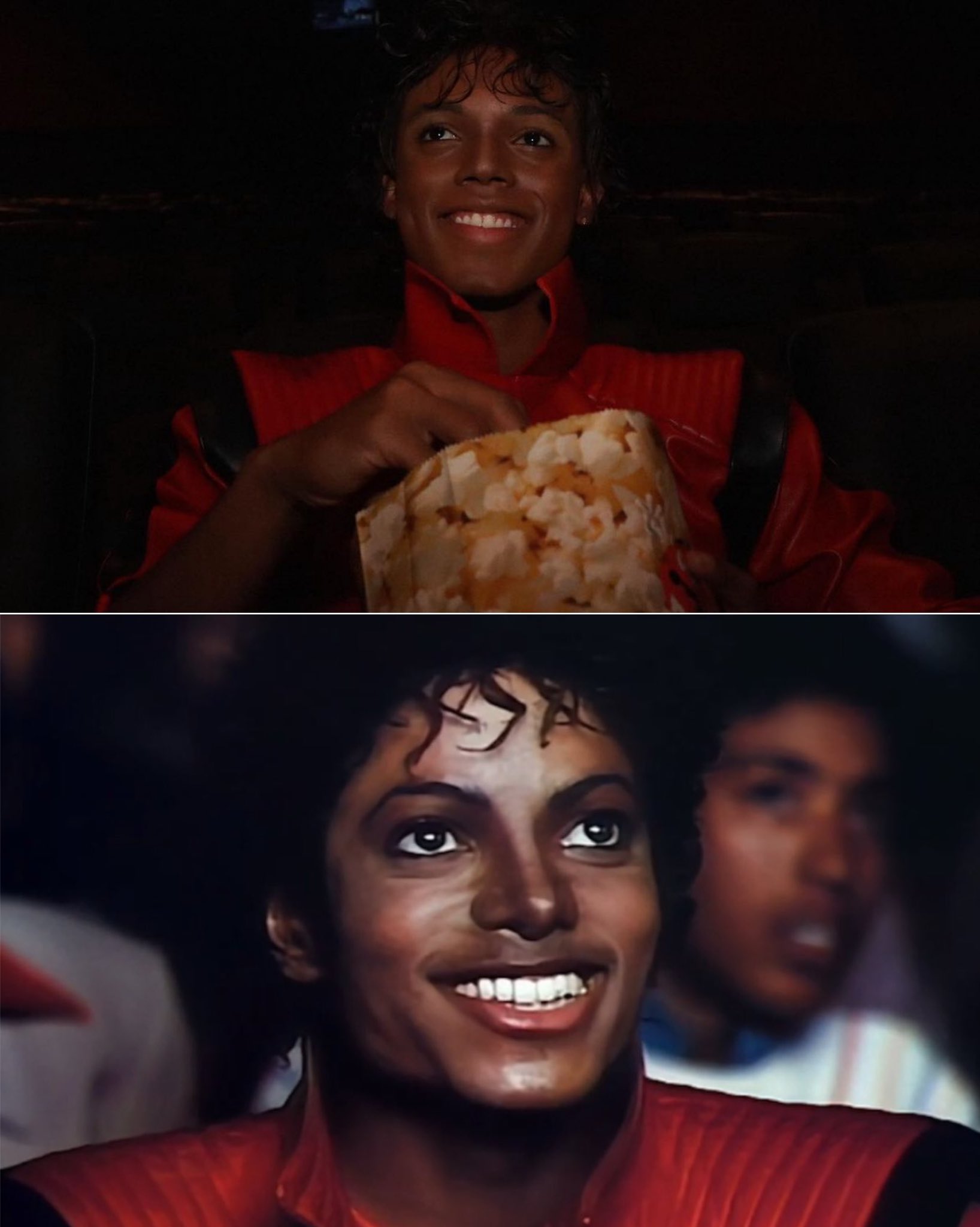 Eating Popcorn Michael Jackson