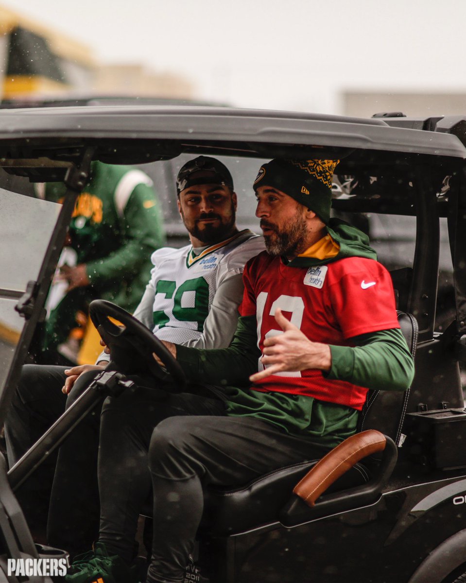 Green Bay Packers on Twitter "Snow tires on the golf cart FORE sure. ️🛞⛳ GoPackGo"