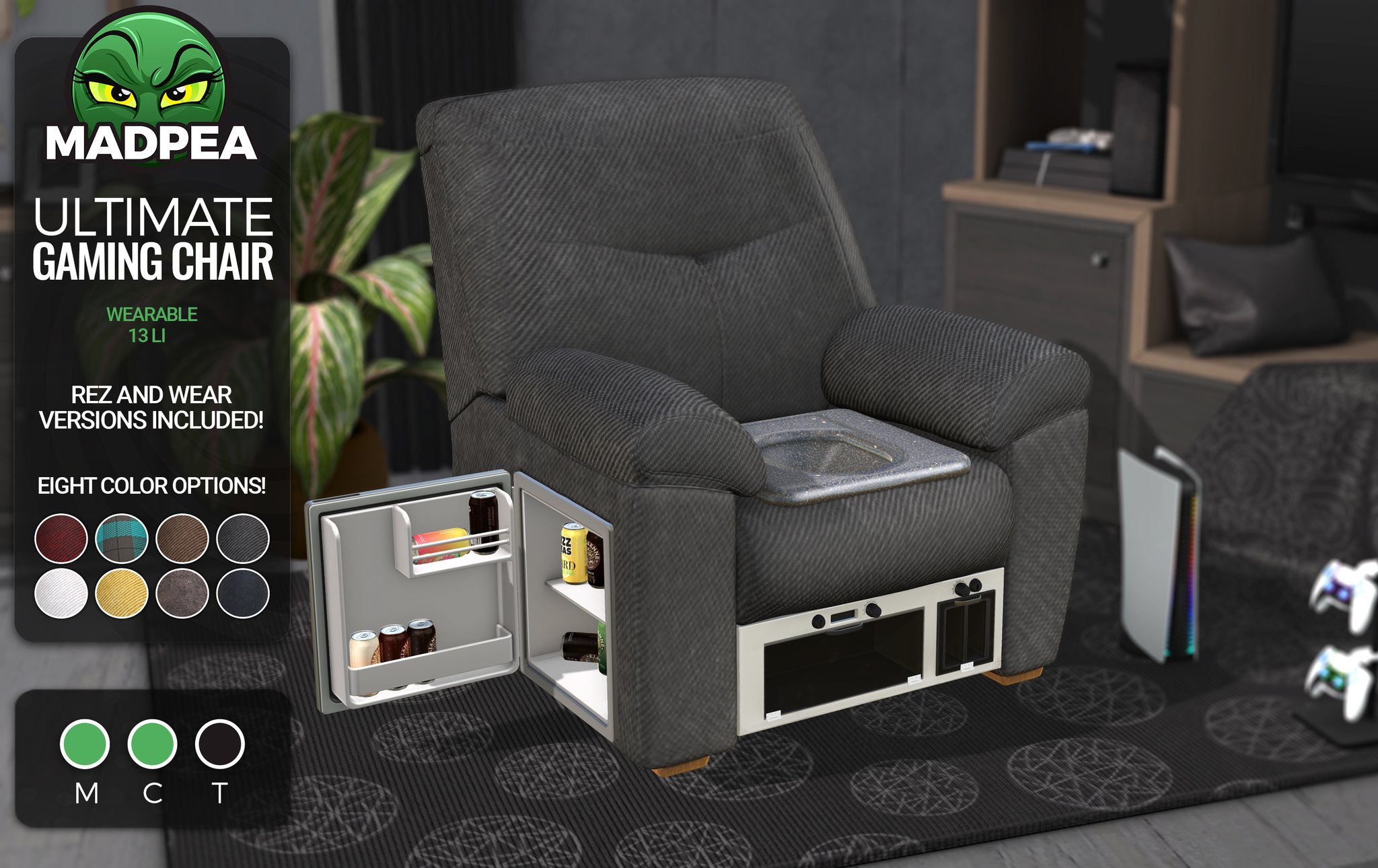 MadPea Productions on Twitter "Armchair gamers never have to leave