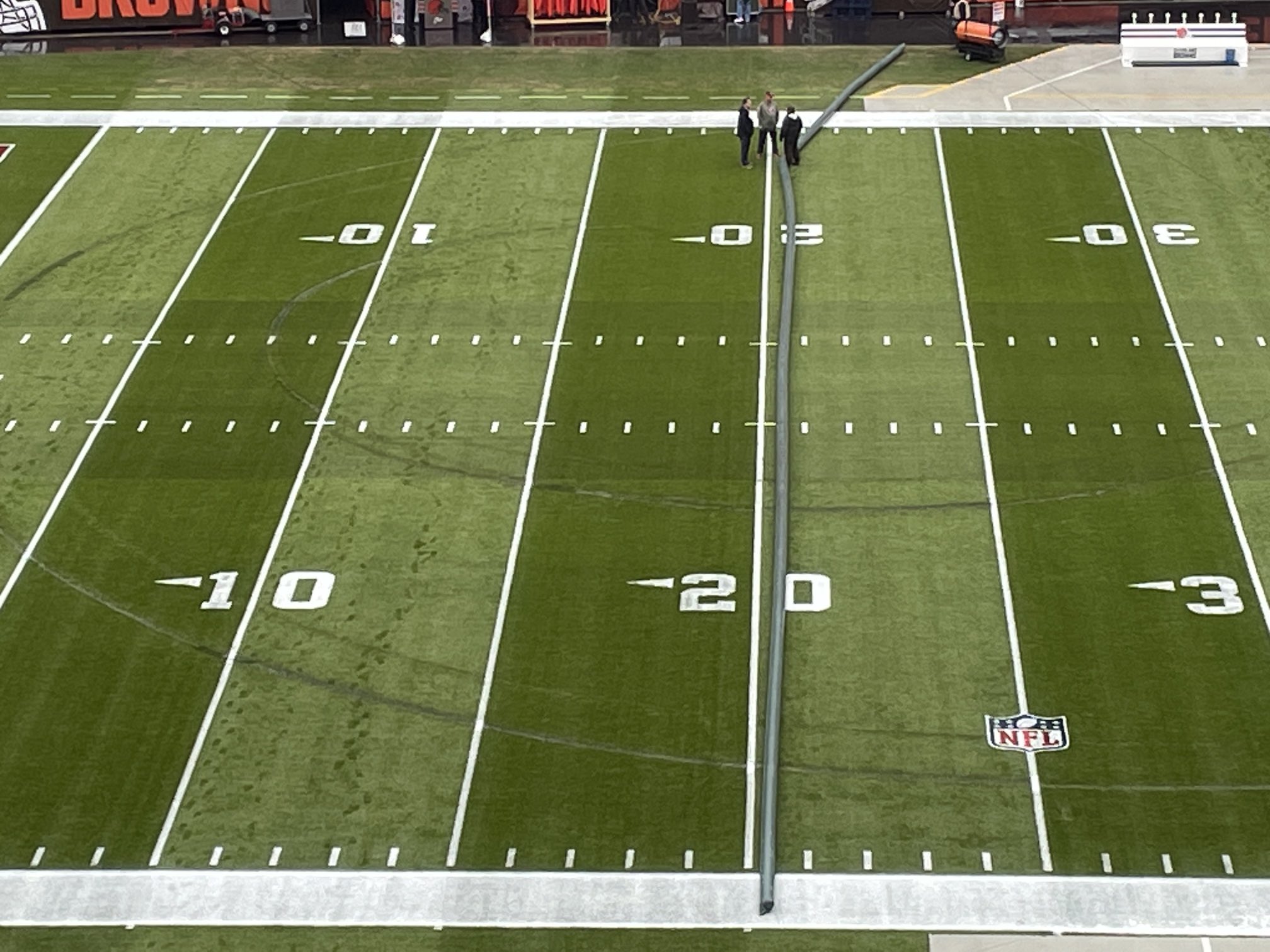 Jake Trotter on Twitter "You can still see the tire marks from this