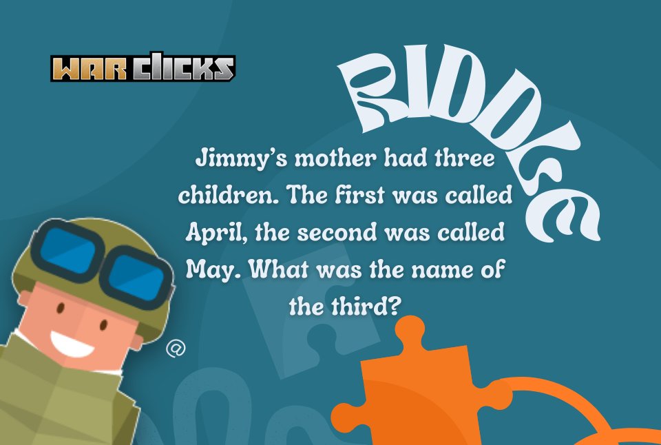WarClicks Game on Twitter "Tha last Riddle in November. Can you solve