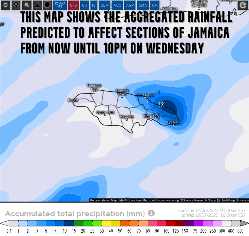 Weather Jamaica on Twitter "The ECMWF and GFS models are
