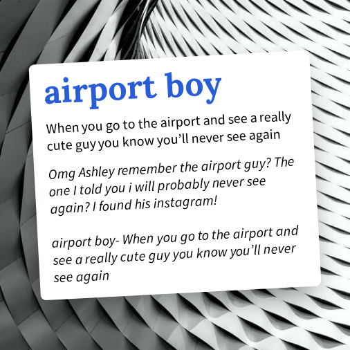 Urban Dictionary on Twitter "airport boy https//buff.ly/3I31yWP"