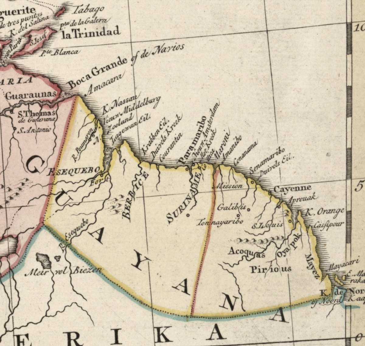 Mapoteca de pZZ on Twitter "La Gran Guayana era enteramente holandesa