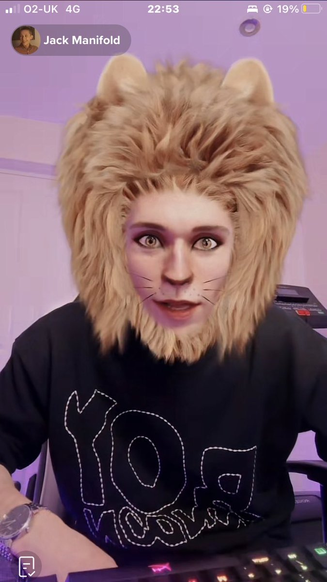 manifold updates 🎗 on Twitter "jack is trying filters on tiktok live"
