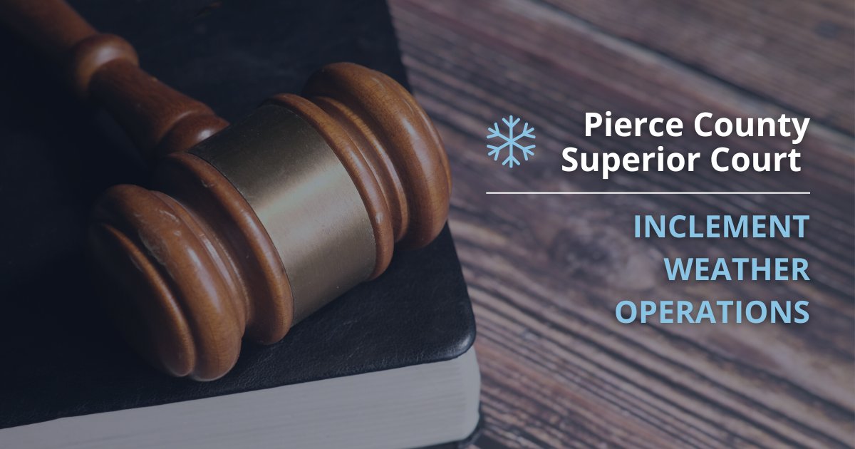 Pierce County, Wash. on Twitter "Functions at Pierce County Superior