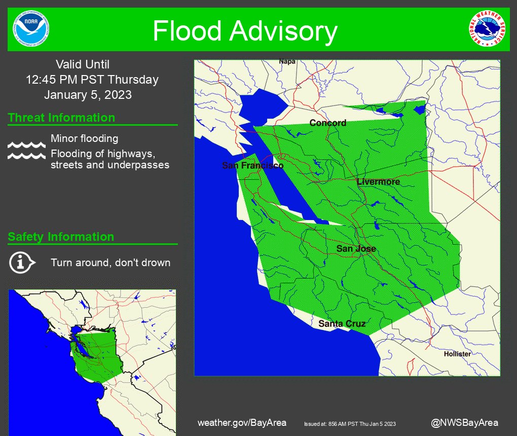 NWS Bay Area 🌉 on Twitter "Whatflooding Caused By Excessive Rainfall