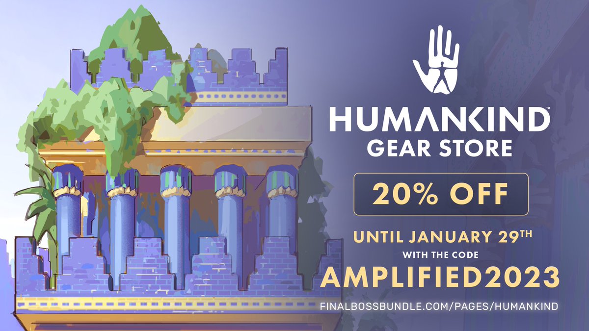 HUMANKIND on Twitter "Only a few more days to use the Amplified discount to get some 
