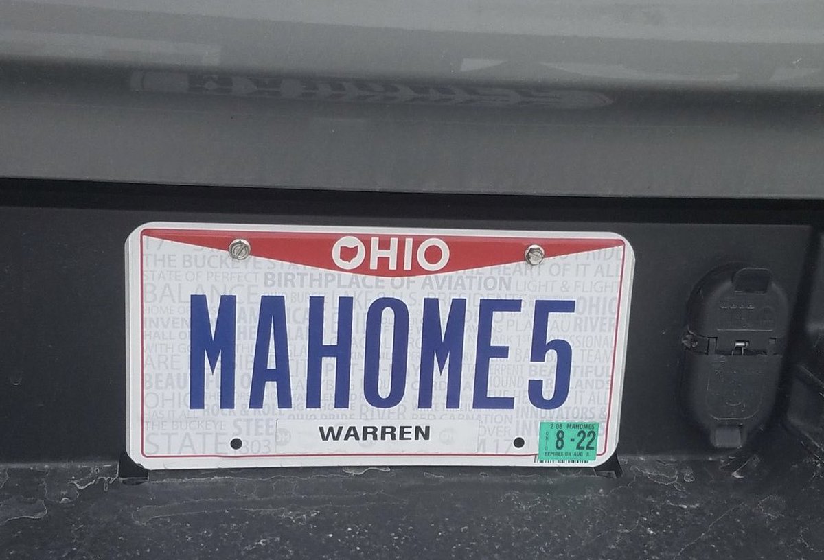 Darren Rovell on Twitter "Probably not the best license plate to have