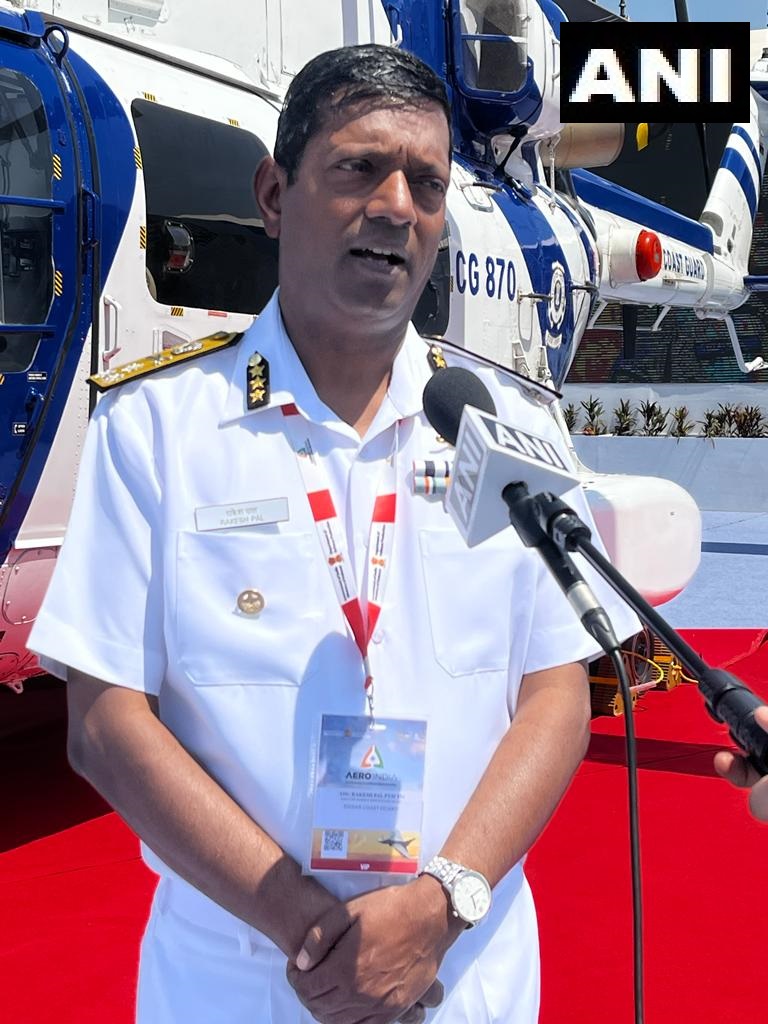 ANI on Twitter "AeroIndia23 Indian Coast Guard is going to place