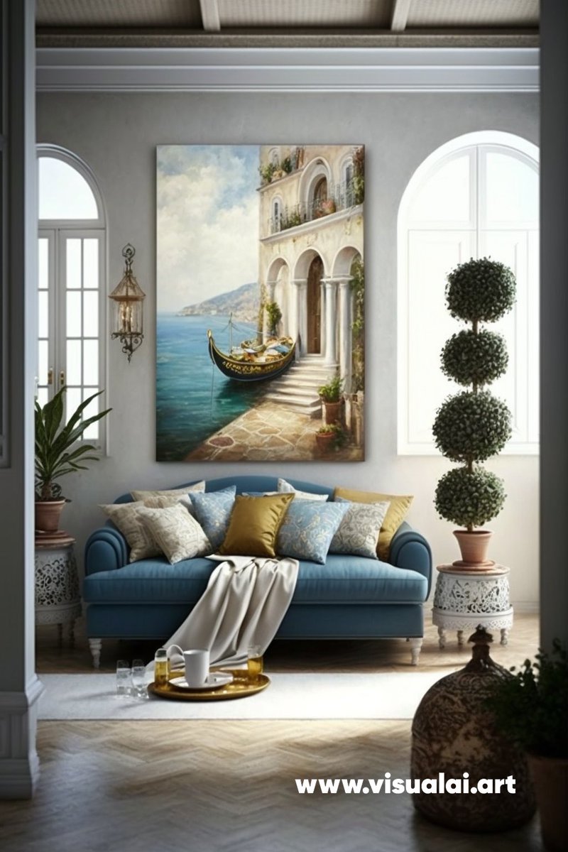 Visual AI on Twitter "Elegant canvas painting enriches home decor ️ Shop here https//visualai