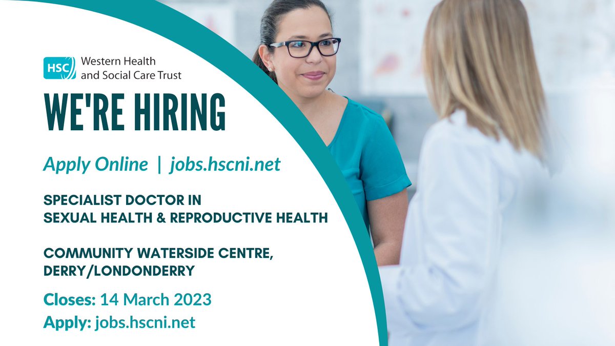 Western Trust on Twitter "Recruitment opportunity for Specialist