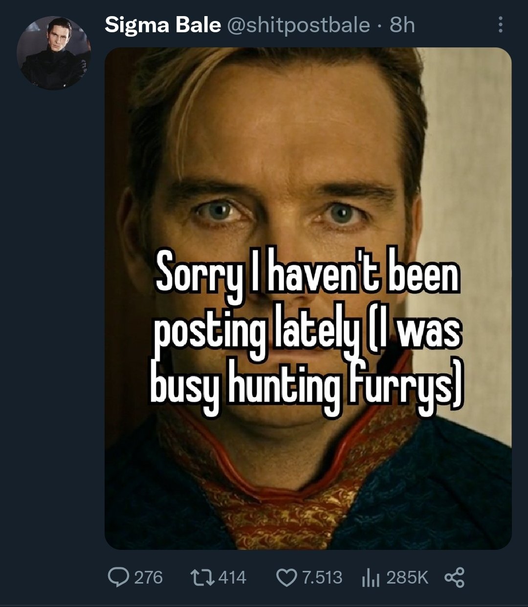 Gimmick Accounts being annoying/posting Ls on Twitter "Nvm he's back