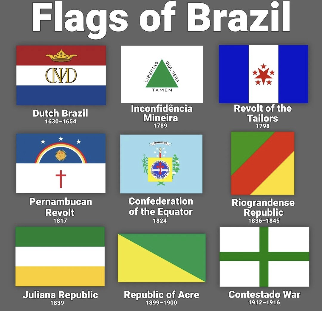 My Latin Life 🌴 on Twitter "Historical & rare Brazilian flags 🇧🇷"