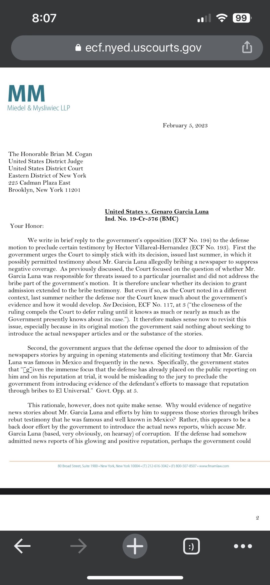 Keegan Hamilton on Twitter "Last night the defense filed a motion